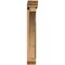 Ekena Millwork Thorton Traditional Smooth Bracket w/ Offset Brace, Western Red Cedar, 5 1/2"W x 26"D x 38"H BKT0604X26X38THR01SWR - alternate 2